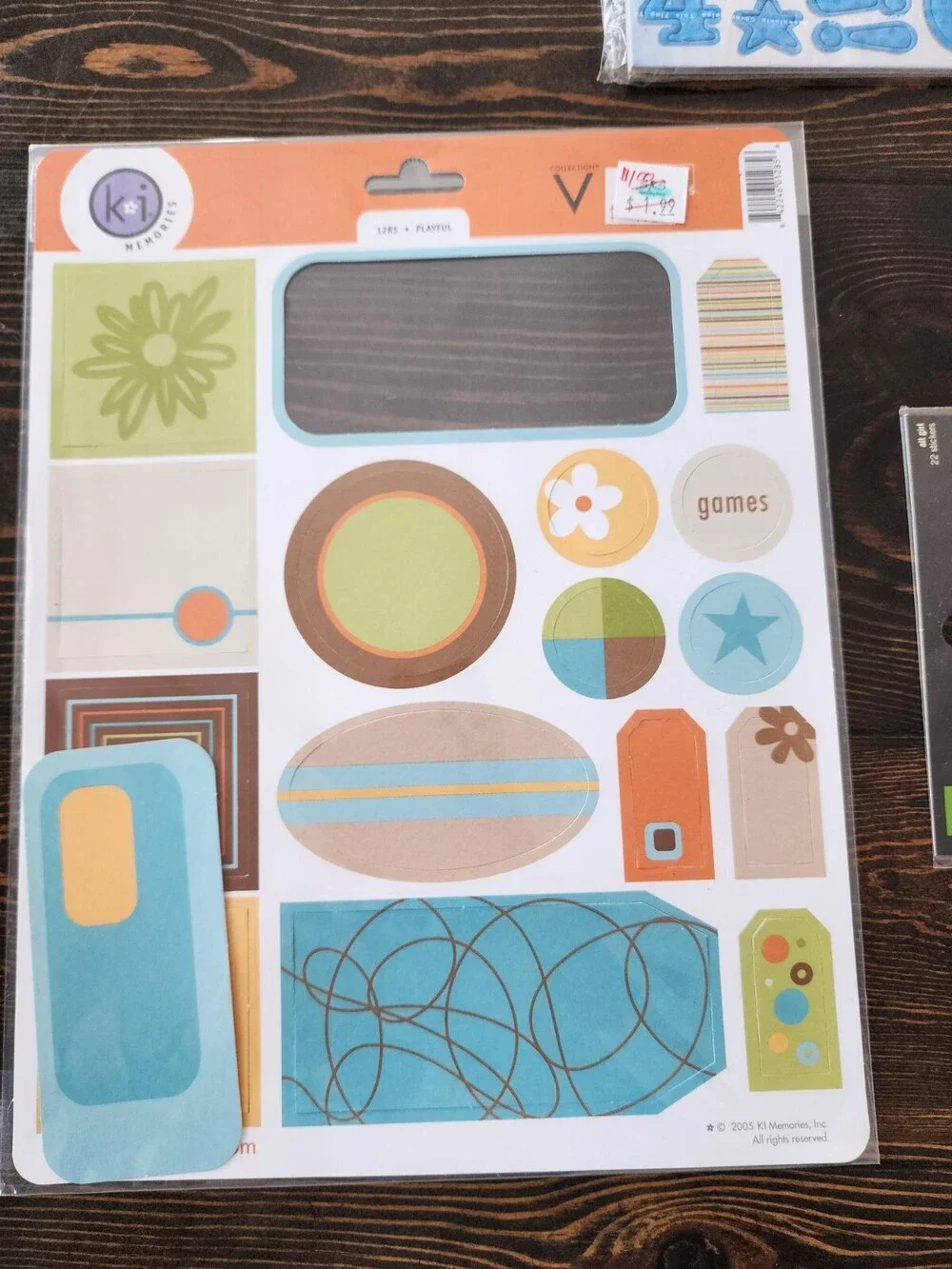 Scrapbooking Stickers Lot Jumbo Sheets Family Girls Sandylion New Retired #22